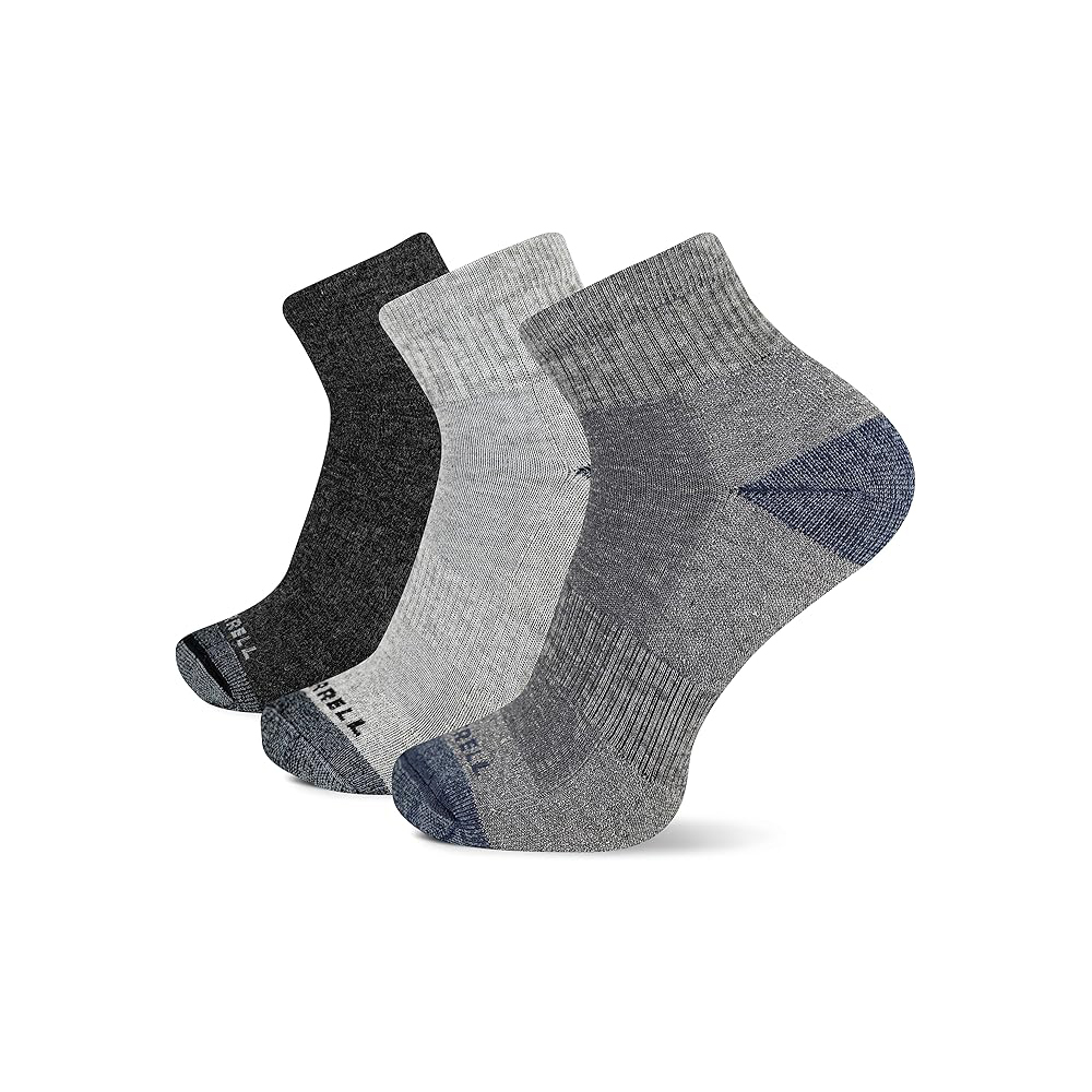 Merrell Unisex-Adult Wool Everyday Hiking Ankle Socks - 3 - 6 Pairs 3690₽