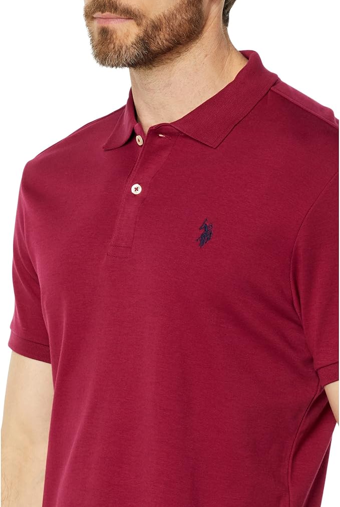 U.S. Polo Assn. Men's Slim Fit Interlock Polo Shirt - Picture 7 of 22