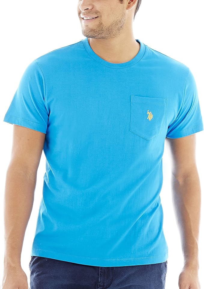 US Polo Assn Mens Crew Neck Pocket T-Shirt Color Group 2 of 2 3890₽