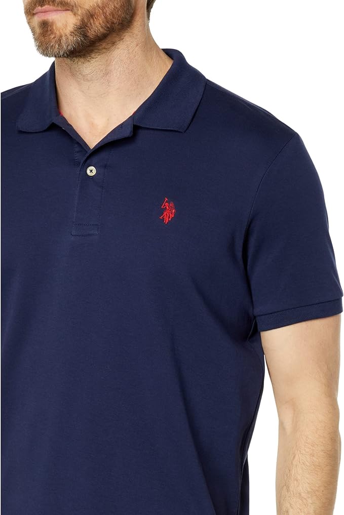 U.S. Polo Assn. Men's Slim Fit Interlock Polo Shirt - Picture 10 of 22